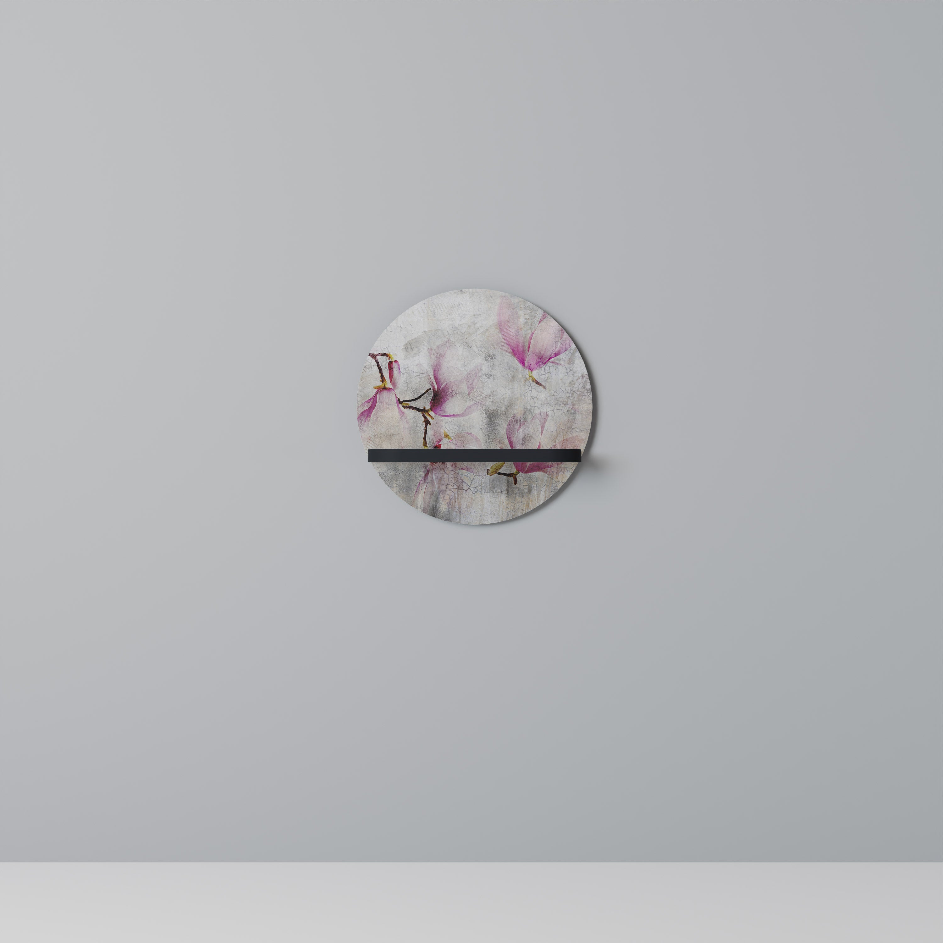 PEONY WHISPER Decorative Art Shelf