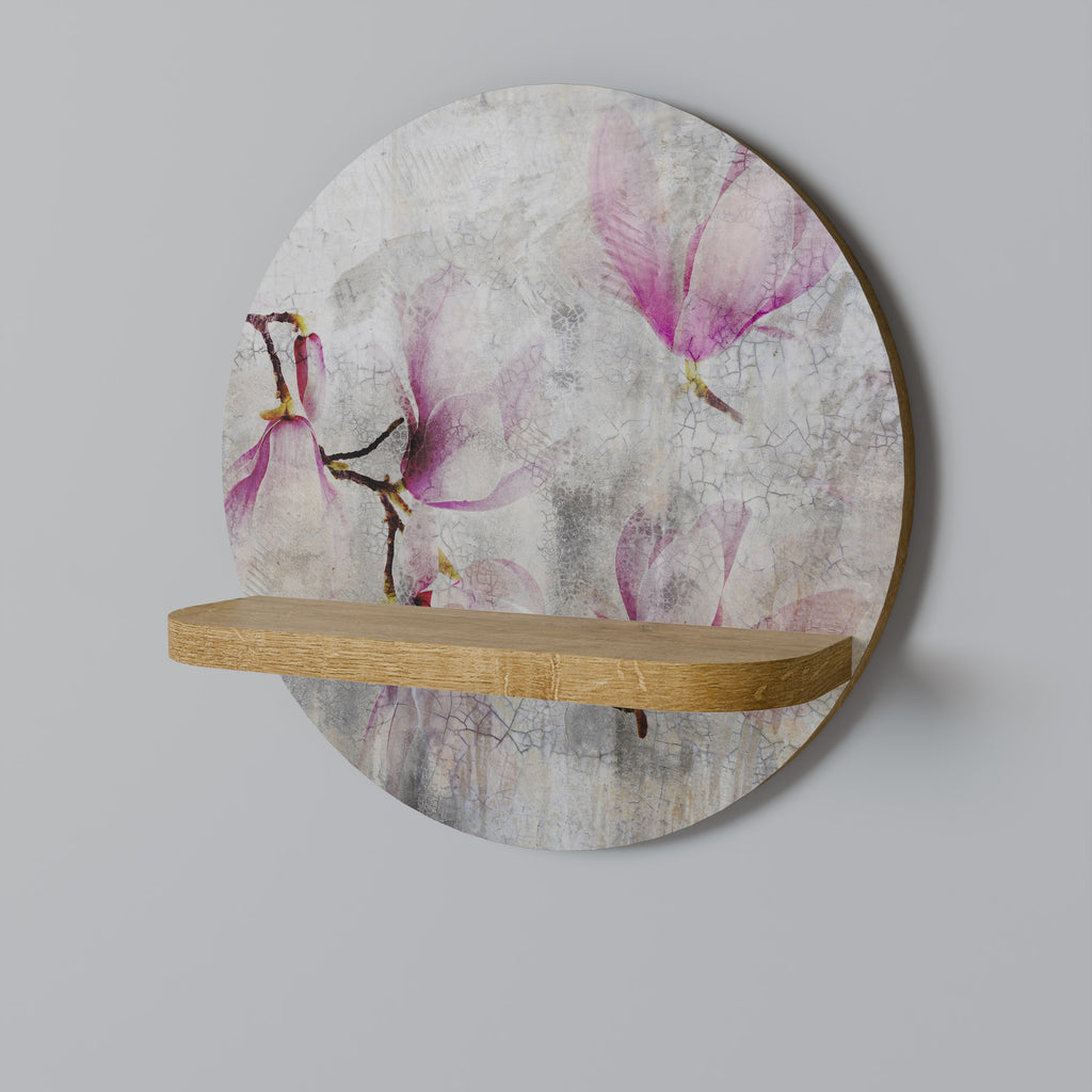 PEONY WHISPER Decorative Art Shelf