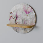 PEONY WHISPER Decorative Art Shelf