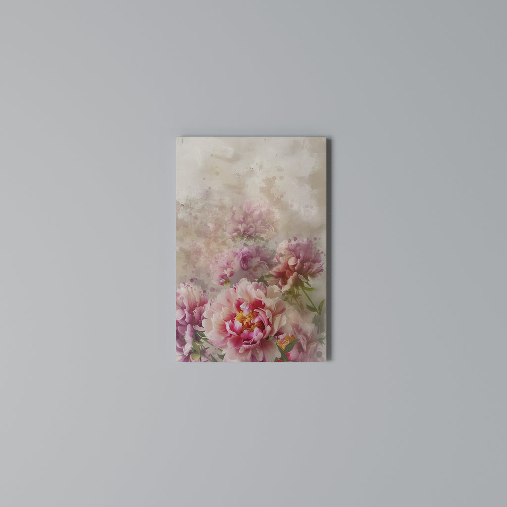 PEONY WHISPER Quadro em tela vertical