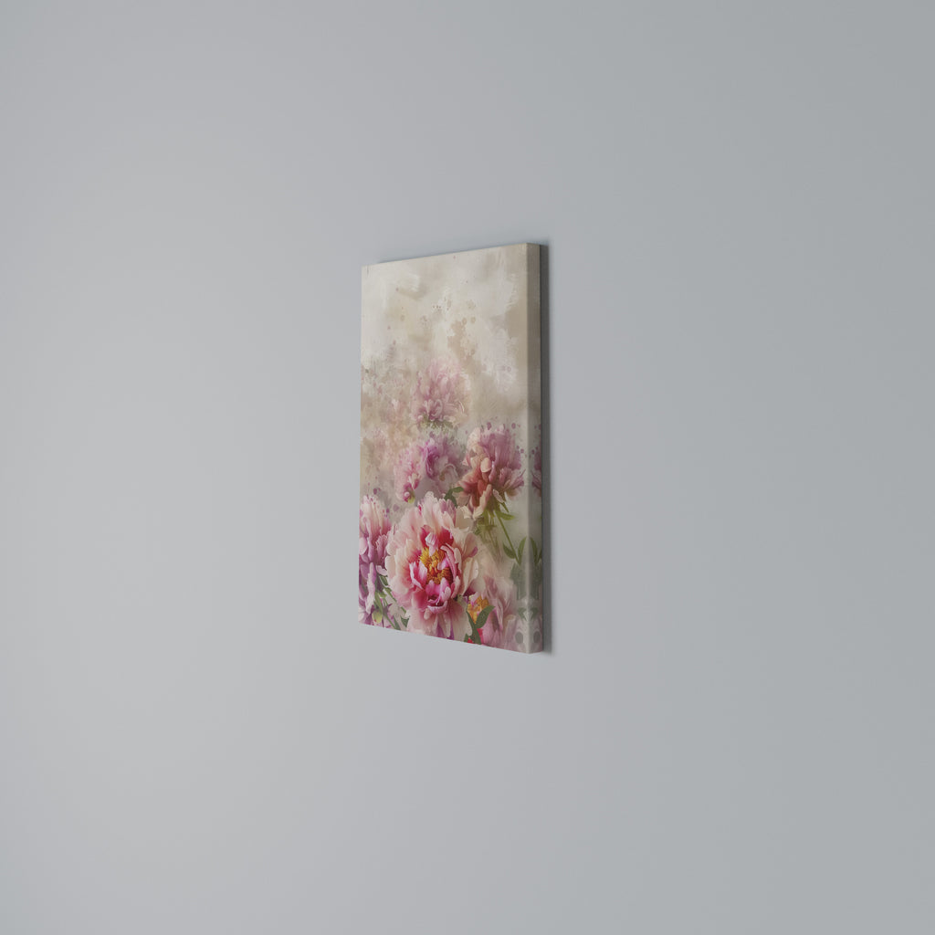 PEONY WHISPER Quadro em tela vertical