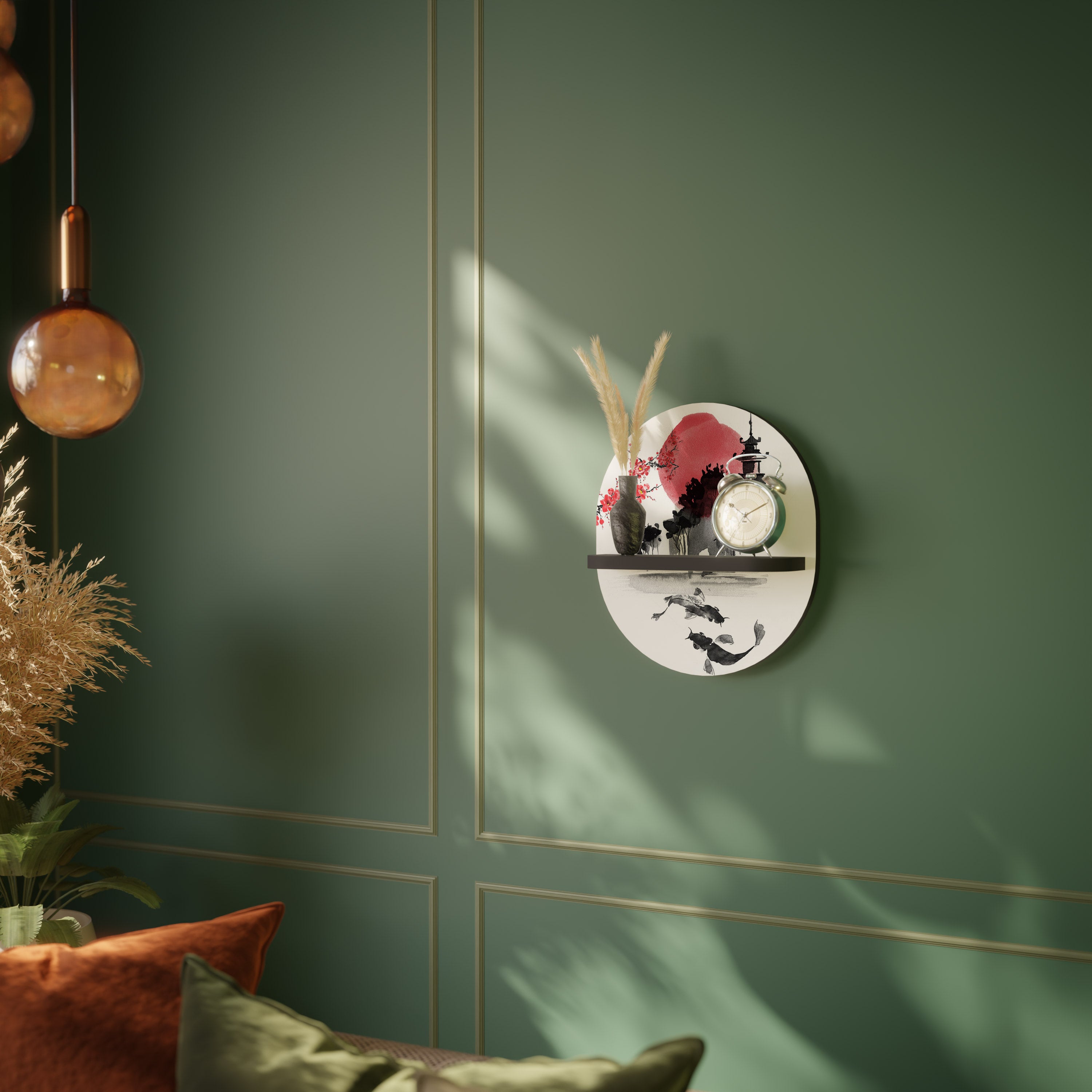 CHERRY SHADOWS Decorative Art Shelf