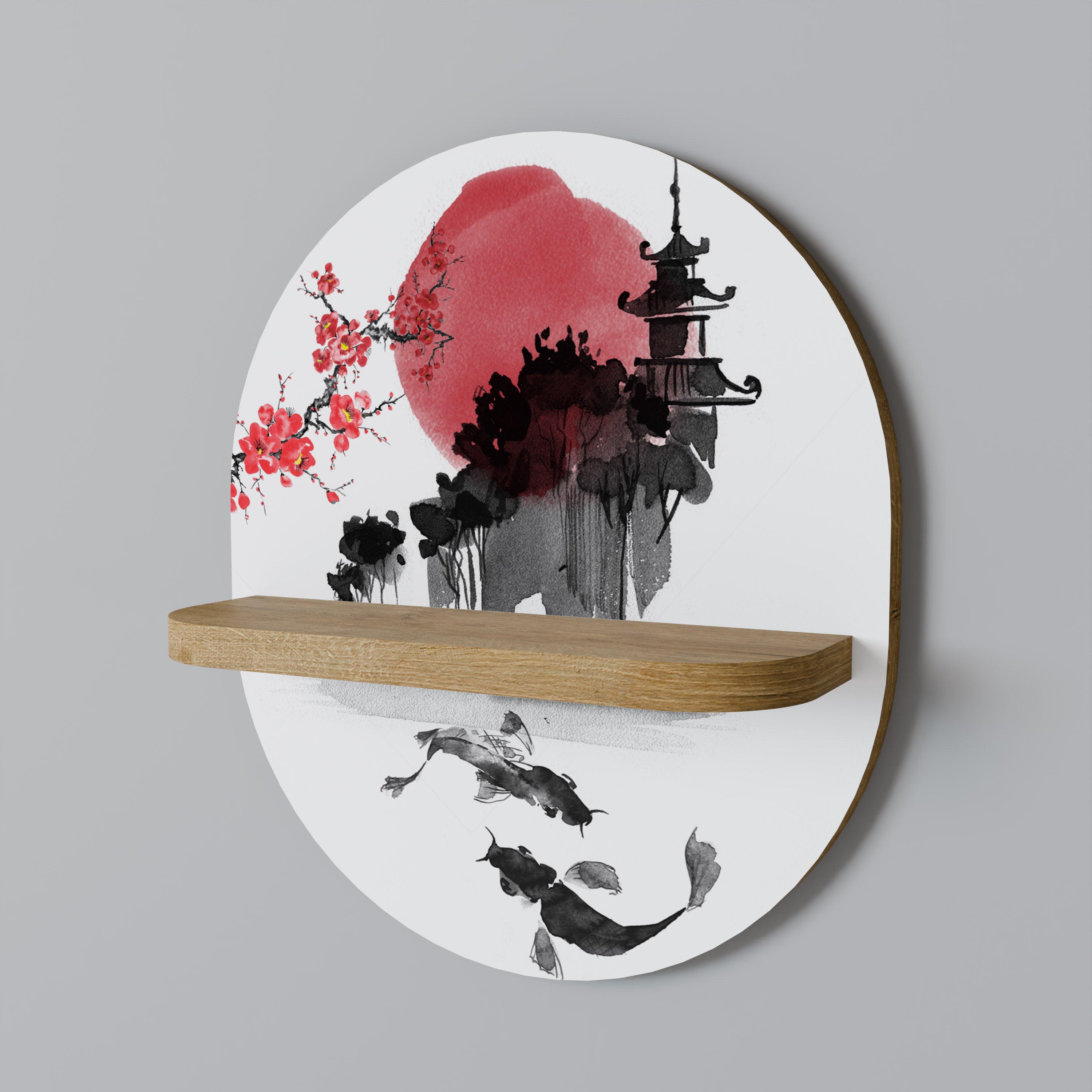 CHERRY SHADOWS Decorative Art Shelf