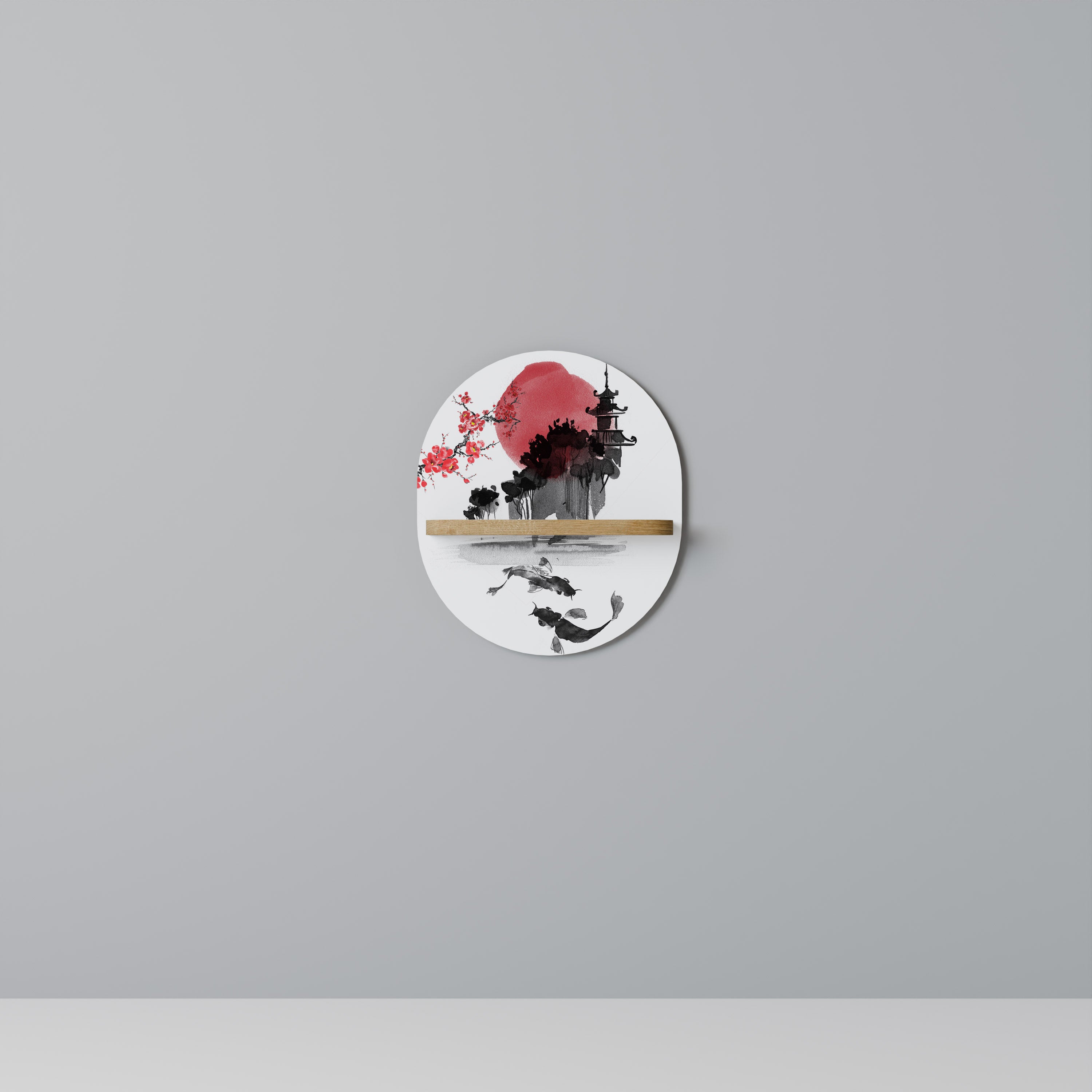 CHERRY SHADOWS Decorative Art Shelf