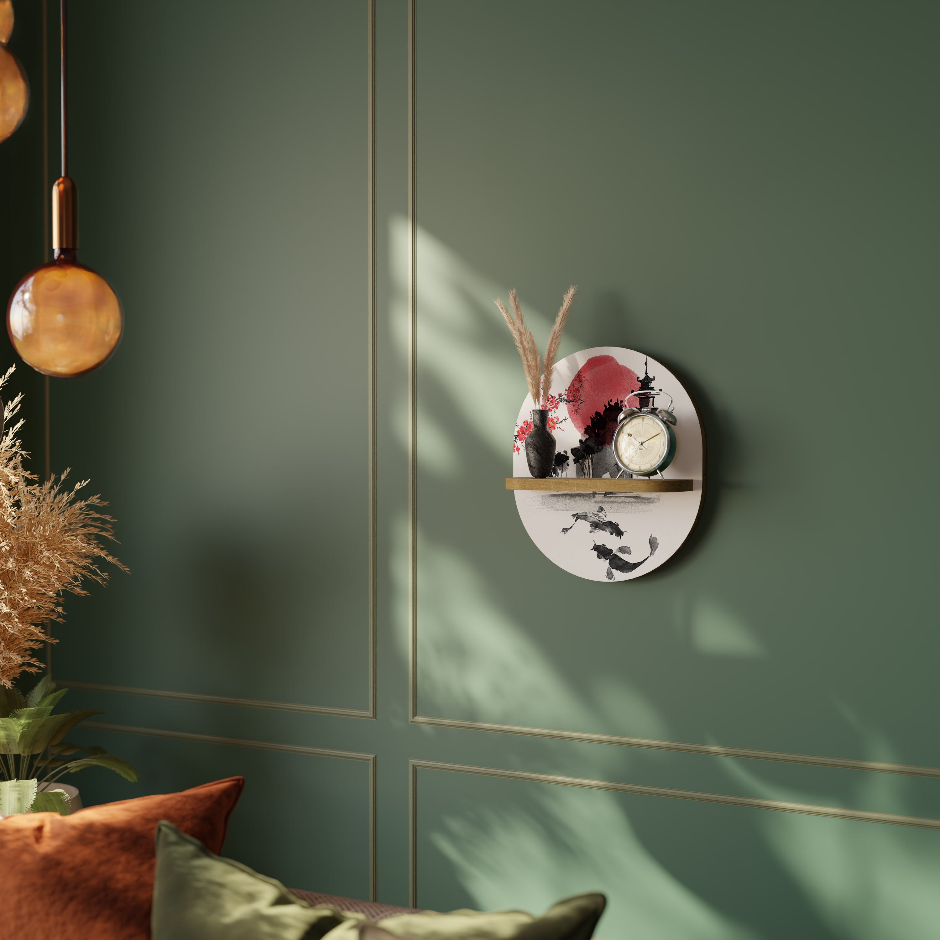 CHERRY SHADOWS Decorative Art Shelf