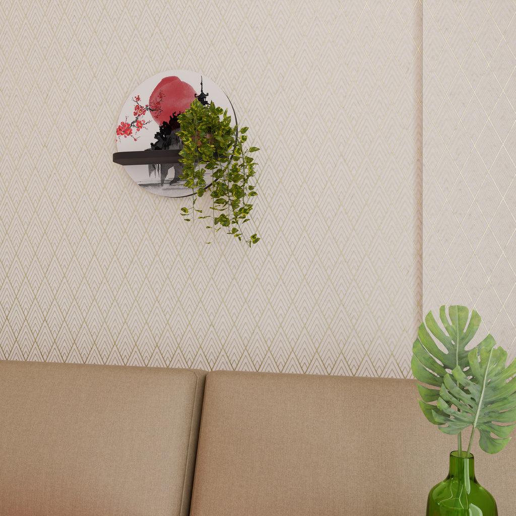 CHERRY SHADOWS Decorative Art Shelf