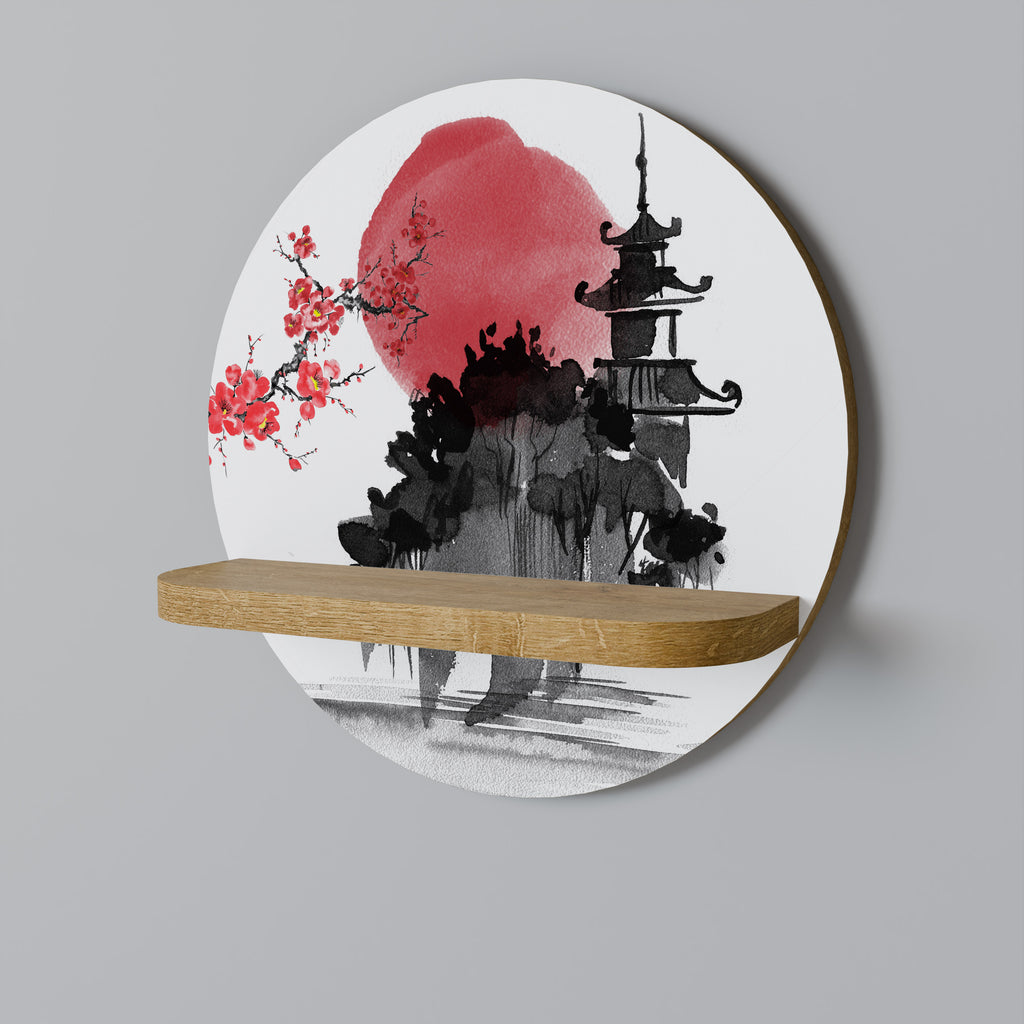 CHERRY SHADOWS Decorative Art Shelf