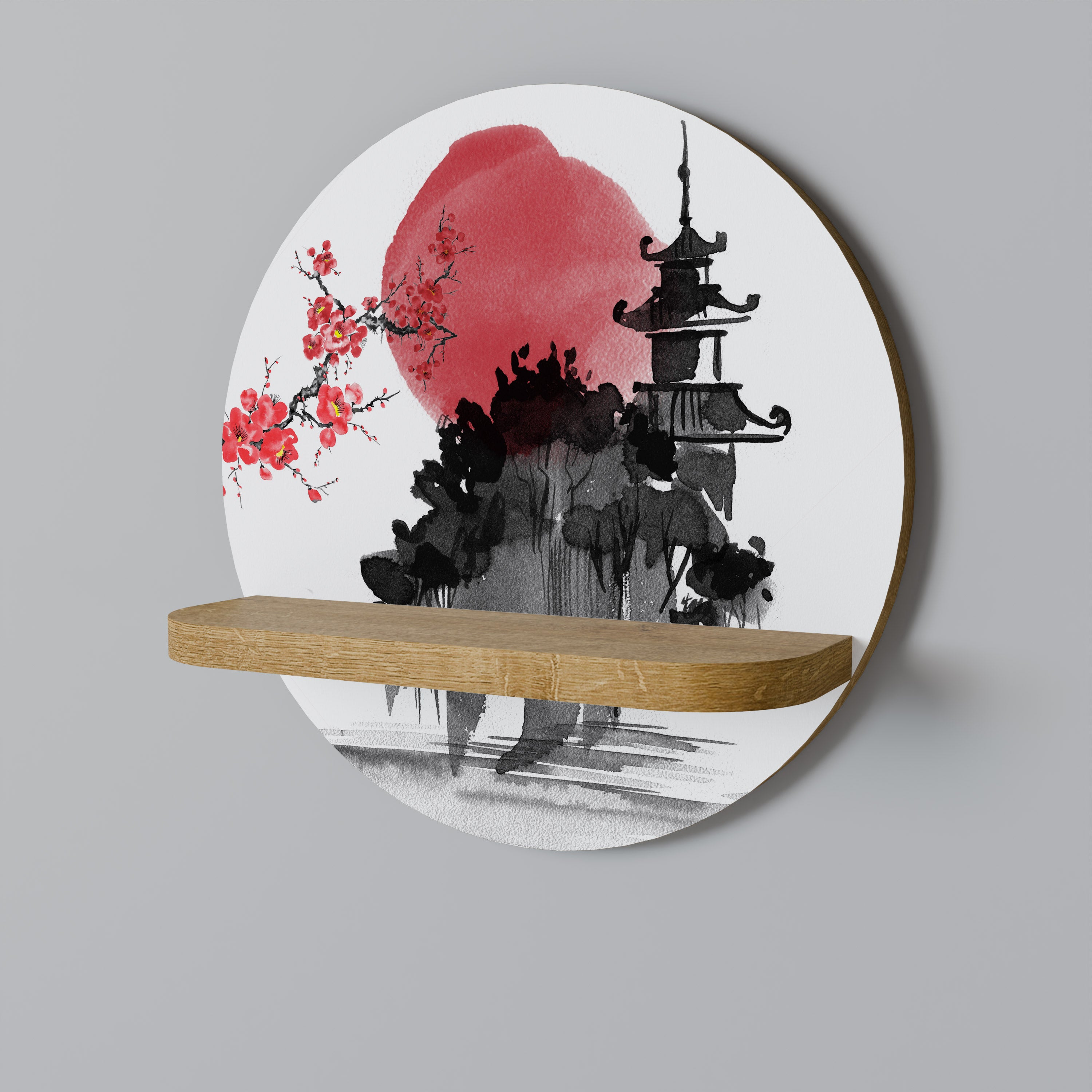 CHERRY SHADOWS Decorative Art Shelf