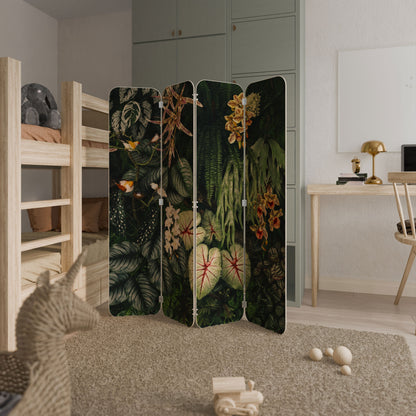 SILENT WILDERNESS 4-Panel Plywood Room Divider