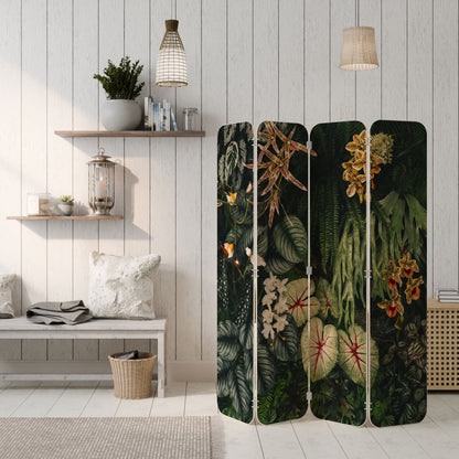 SILENT WILDERNESS 4-Panel Plywood Room Divider