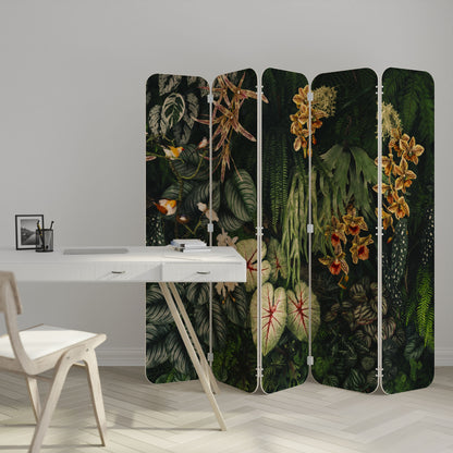 SILENT WILDERNESS 5-Panel Plywood Room Divider