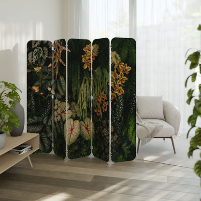 SILENT WILDERNESS 5-Panel Plywood Room Divider