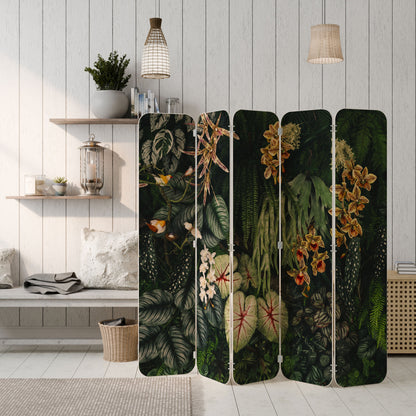 SILENT WILDERNESS 5-Panel Plywood Room Divider