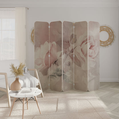 GRACEFUL DAYS 5-Panel Plywood Room Divider