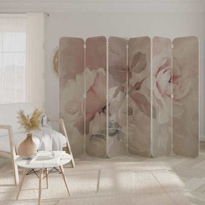 GRACEFUL DAYS 6-Panel Plywood Room Divider