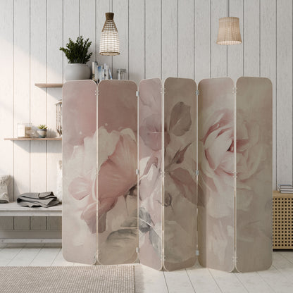 GRACEFUL DAYS 6-Panel Plywood Room Divider