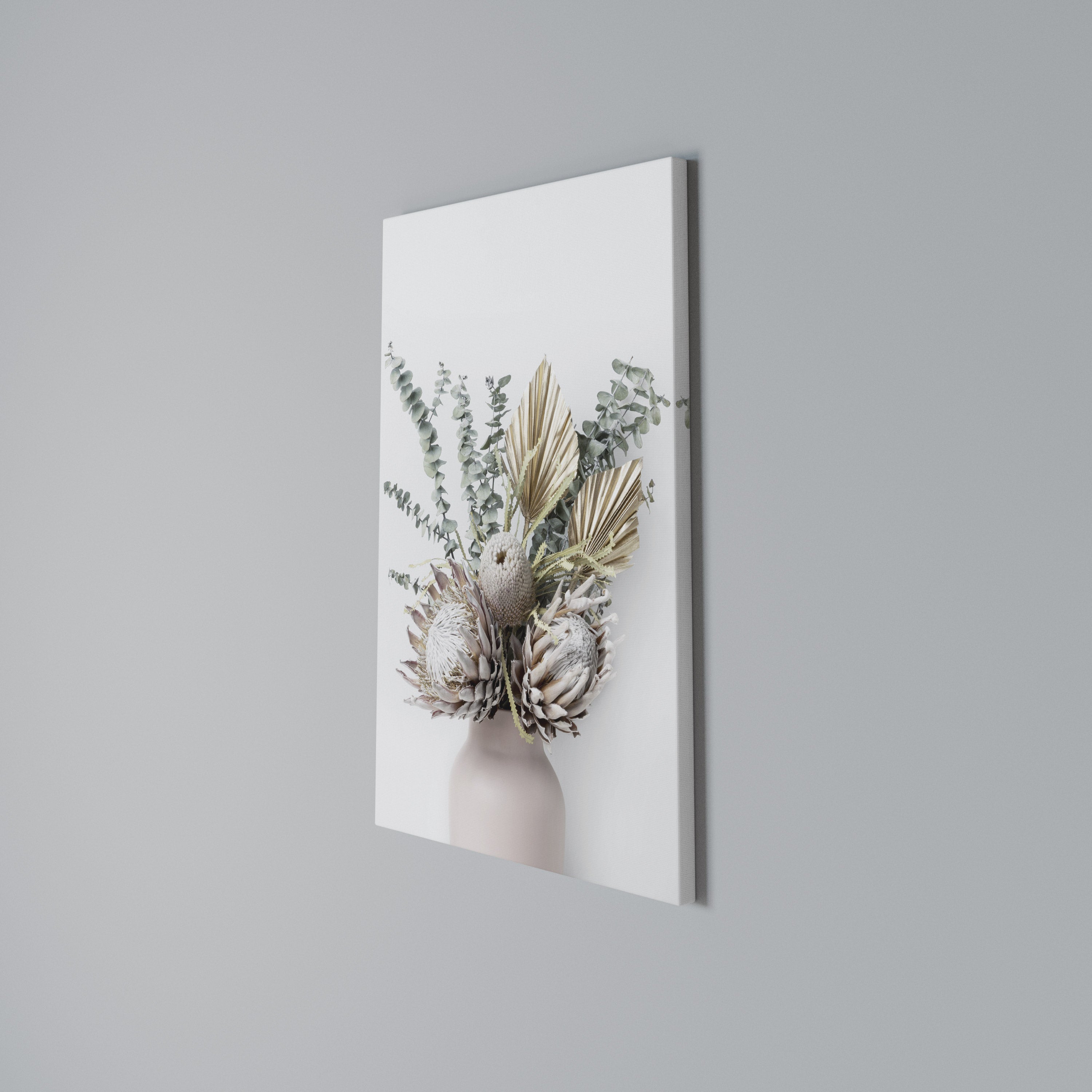 NATURE'S GOLDEN WHIMSY Vertical Canvas Print