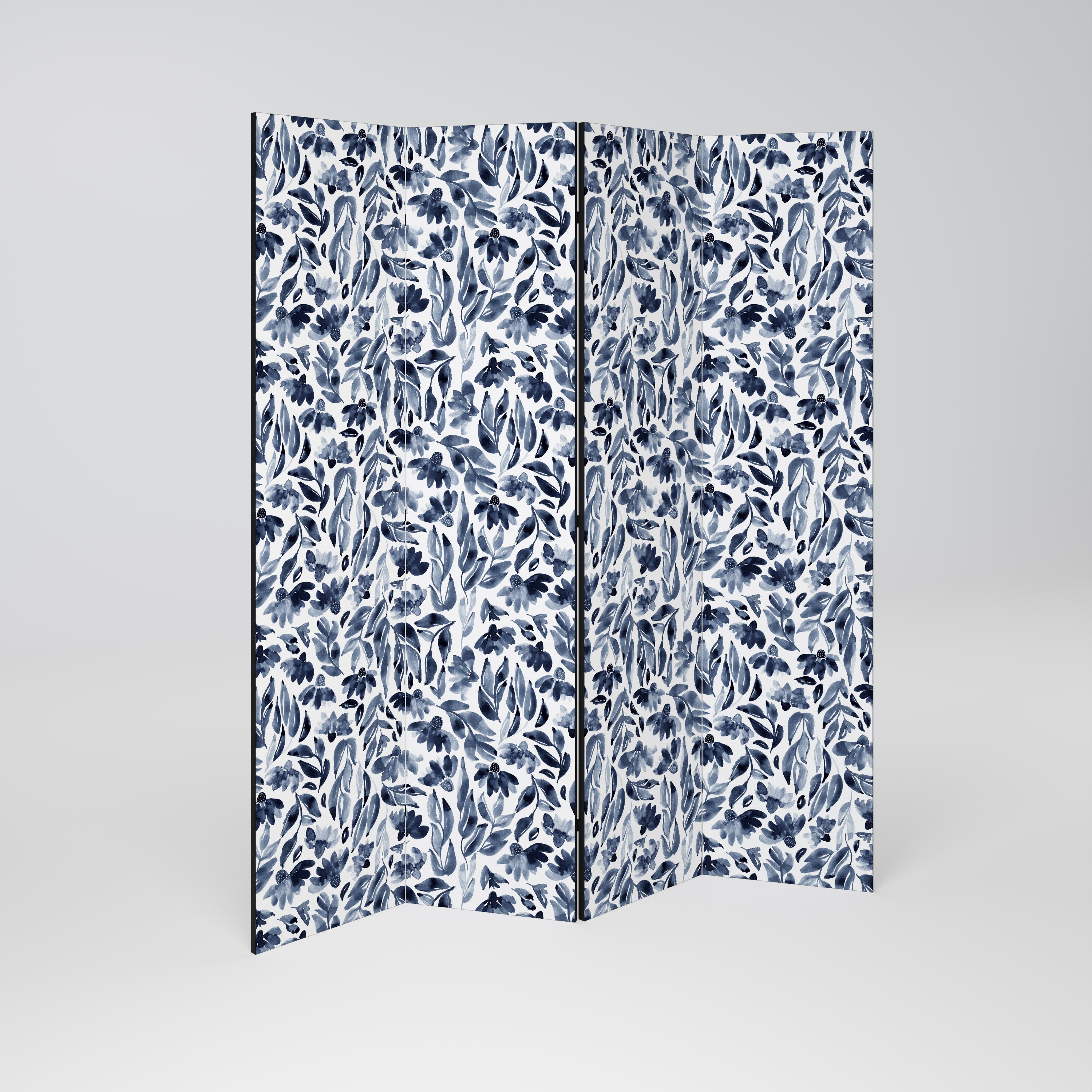 FLORAL FANTASY FABLE Rumsavdelare 4 paneler