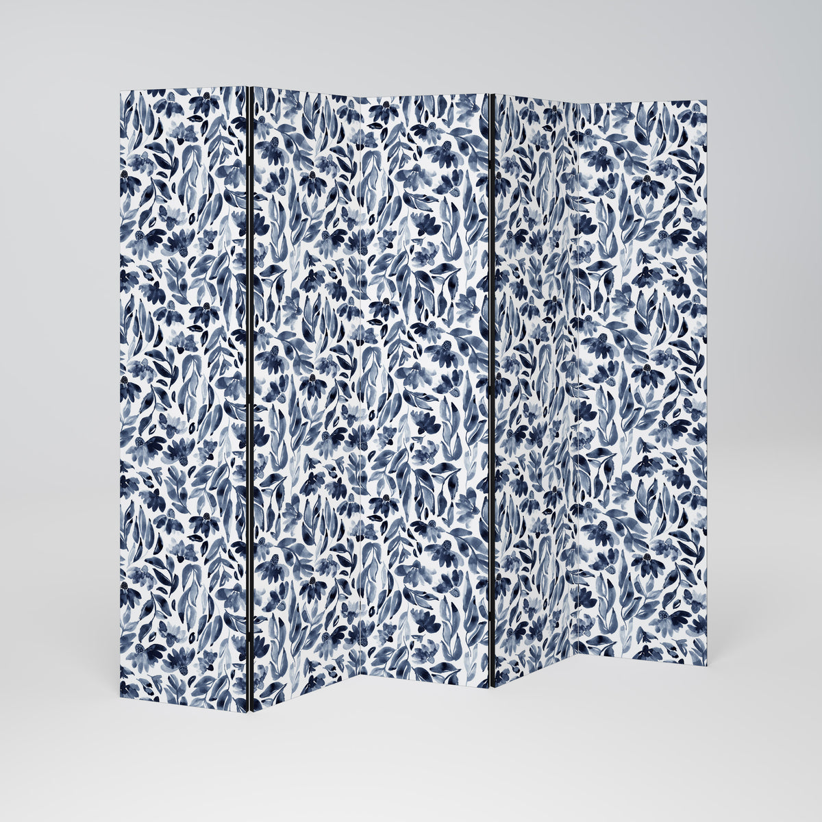 FLORAL FANTASY FABLE Biombo de 5 paneles