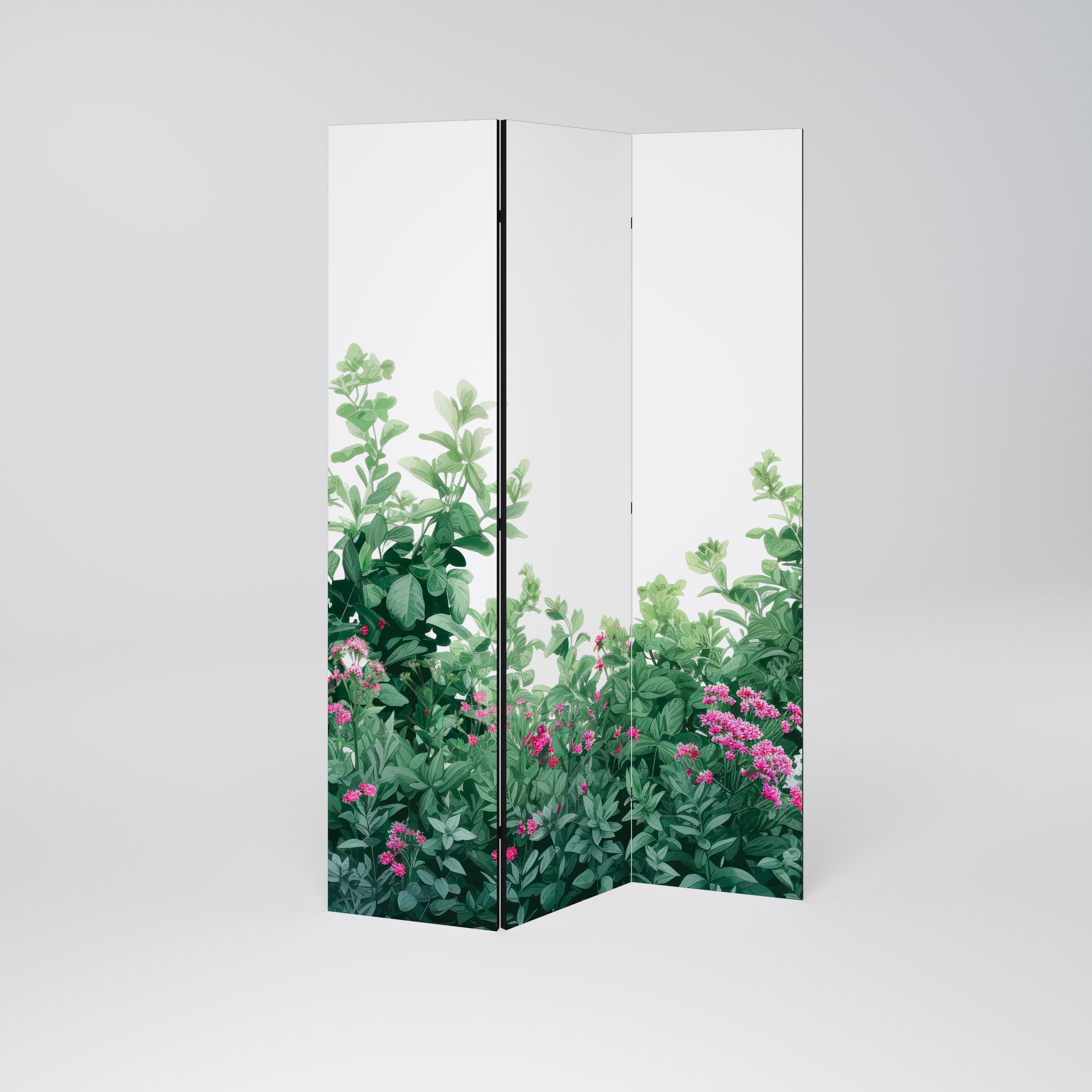 FLORAL SERENITY BARRIER 3-Panel Room Divider