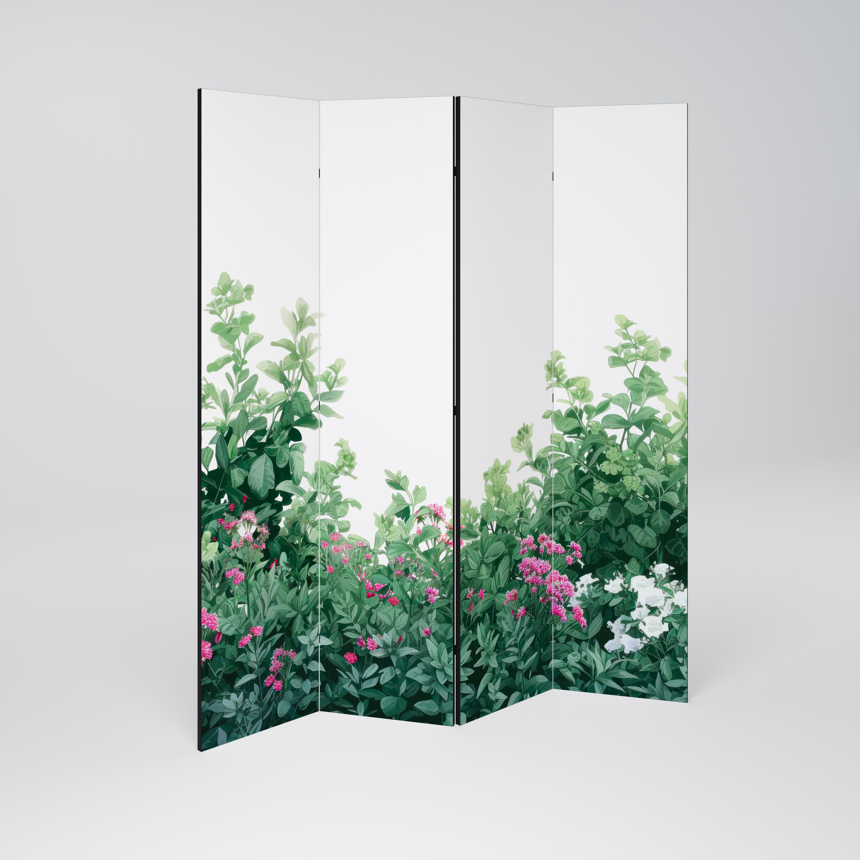 FLORAL SERENITY BARRIER Rumsavdelare 4 paneler