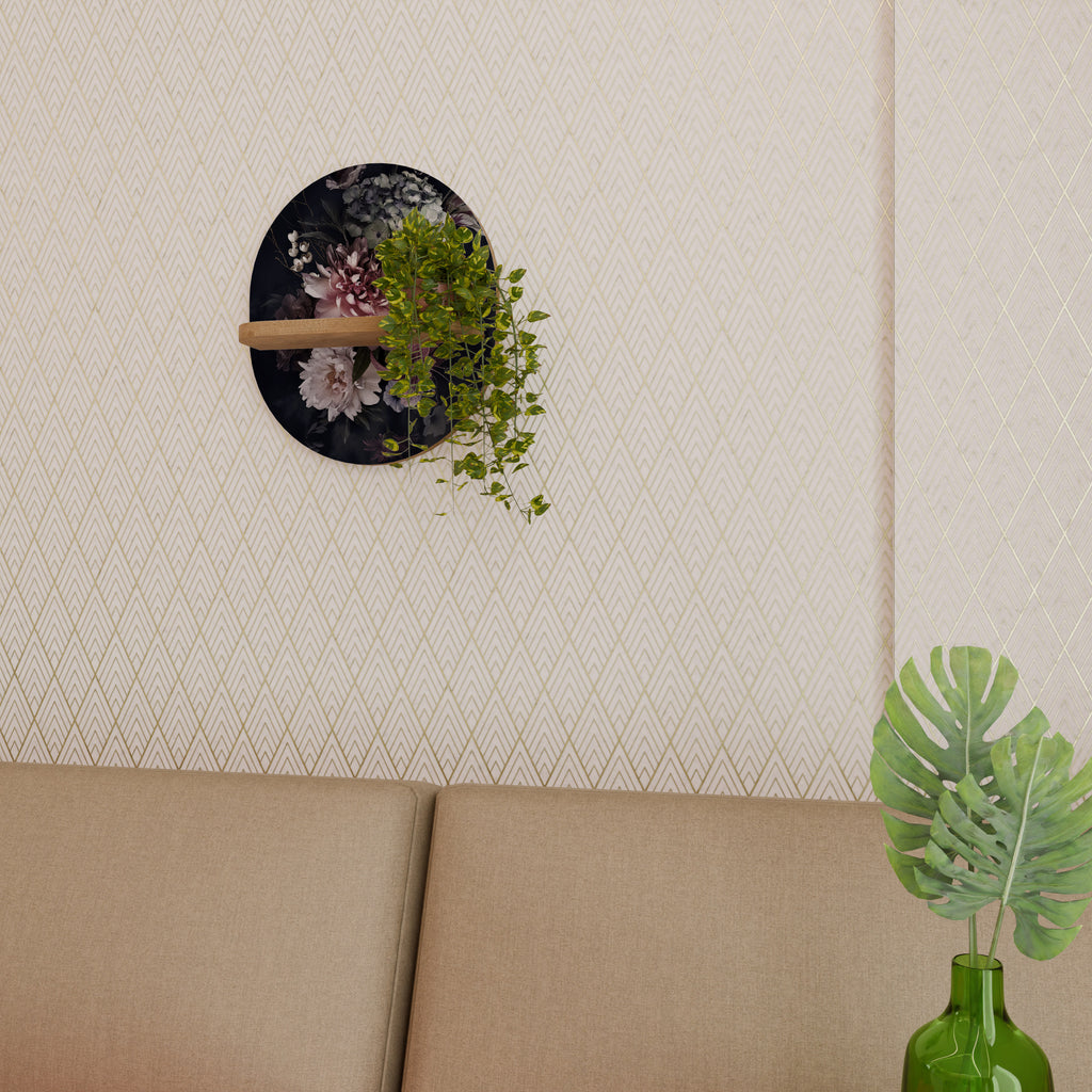 PURE BLOSSOM Decorative Art Shelf