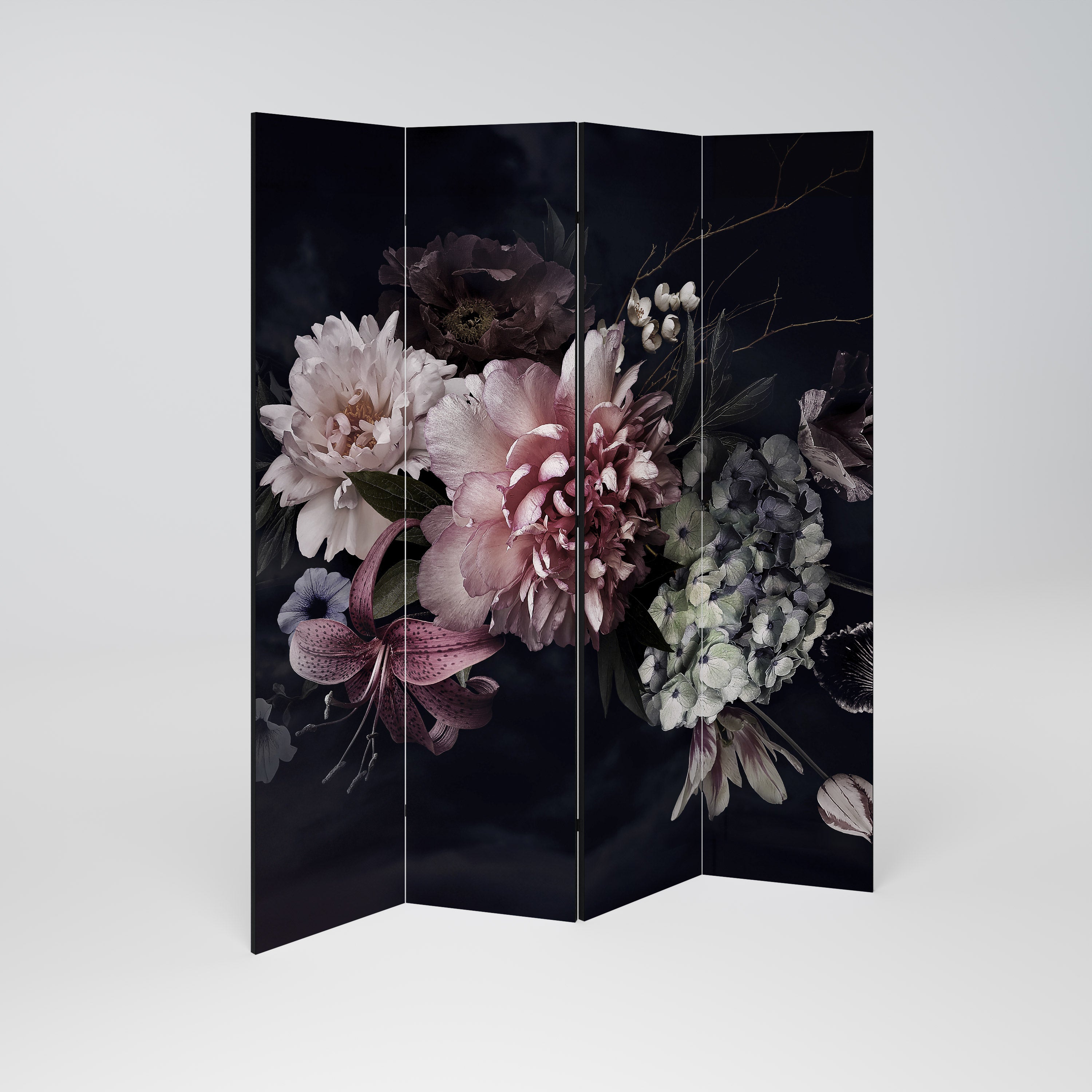 PURE BLOSSOM Rumsavdelare 4 paneler