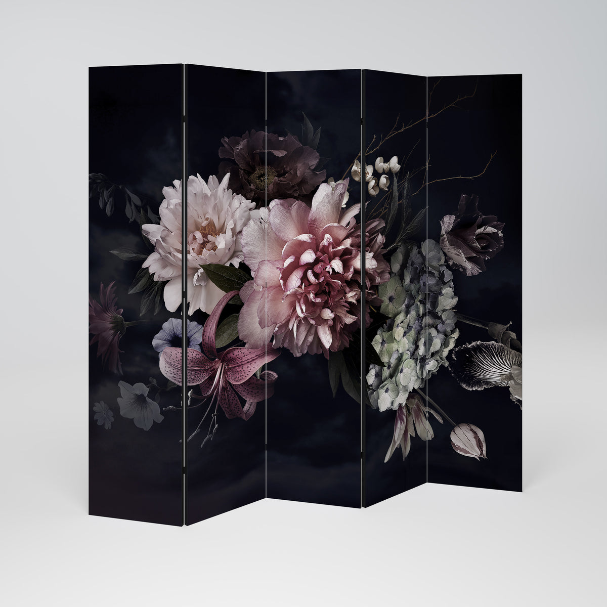 PURE BLOSSOM 5-Panel Room Divider