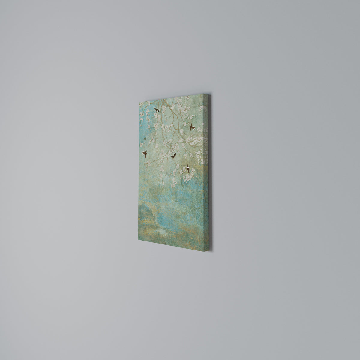 BLOOMING CHARM Cuadro en lienzo vertical