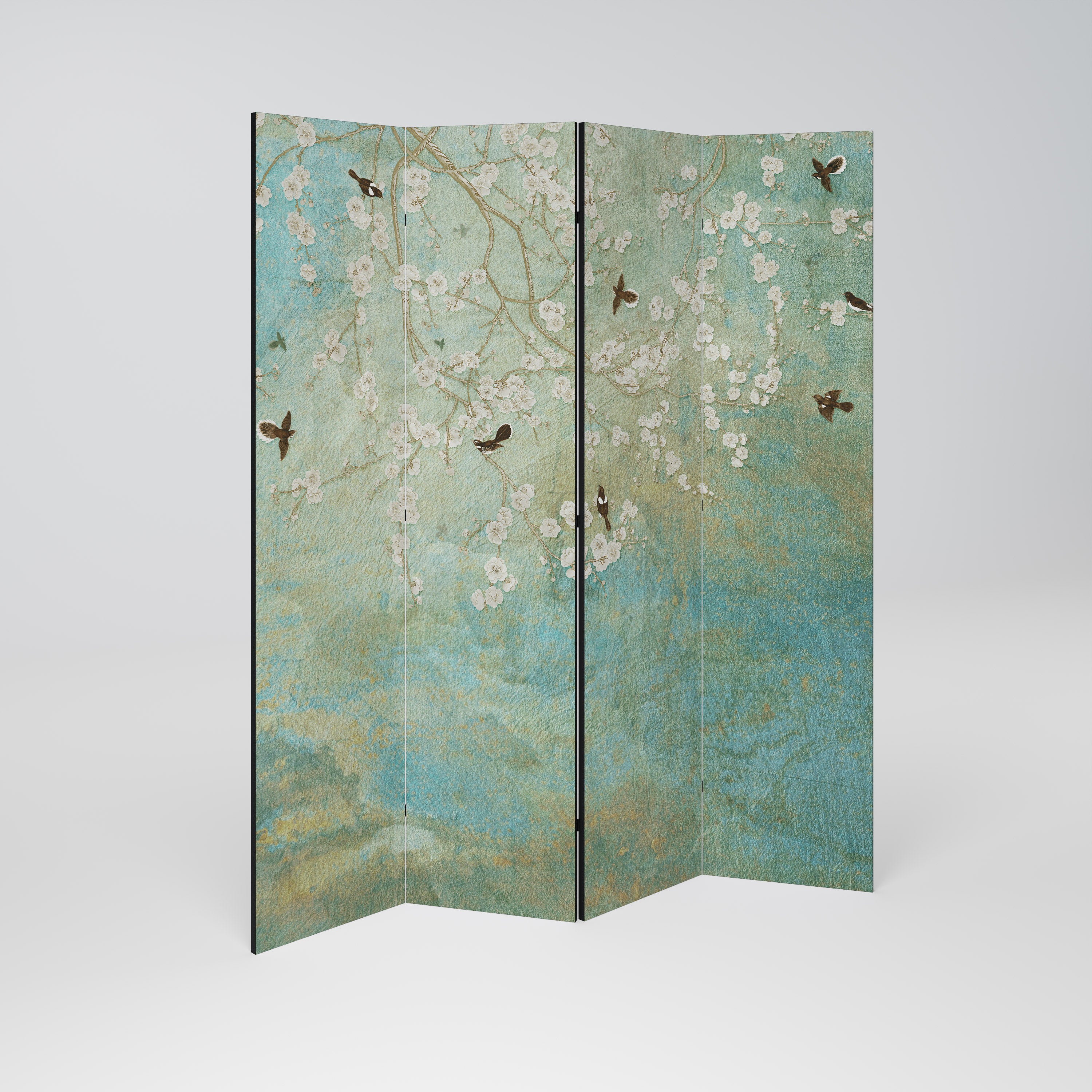 BLOOMING CHARM Rumsavdelare 4 paneler