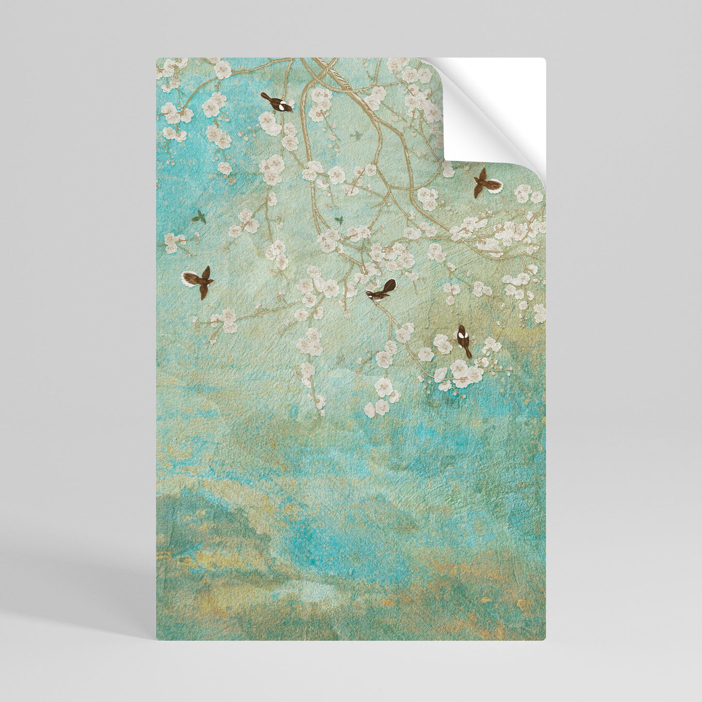 BLOOMING CHARM Poster Verticale Adesivo