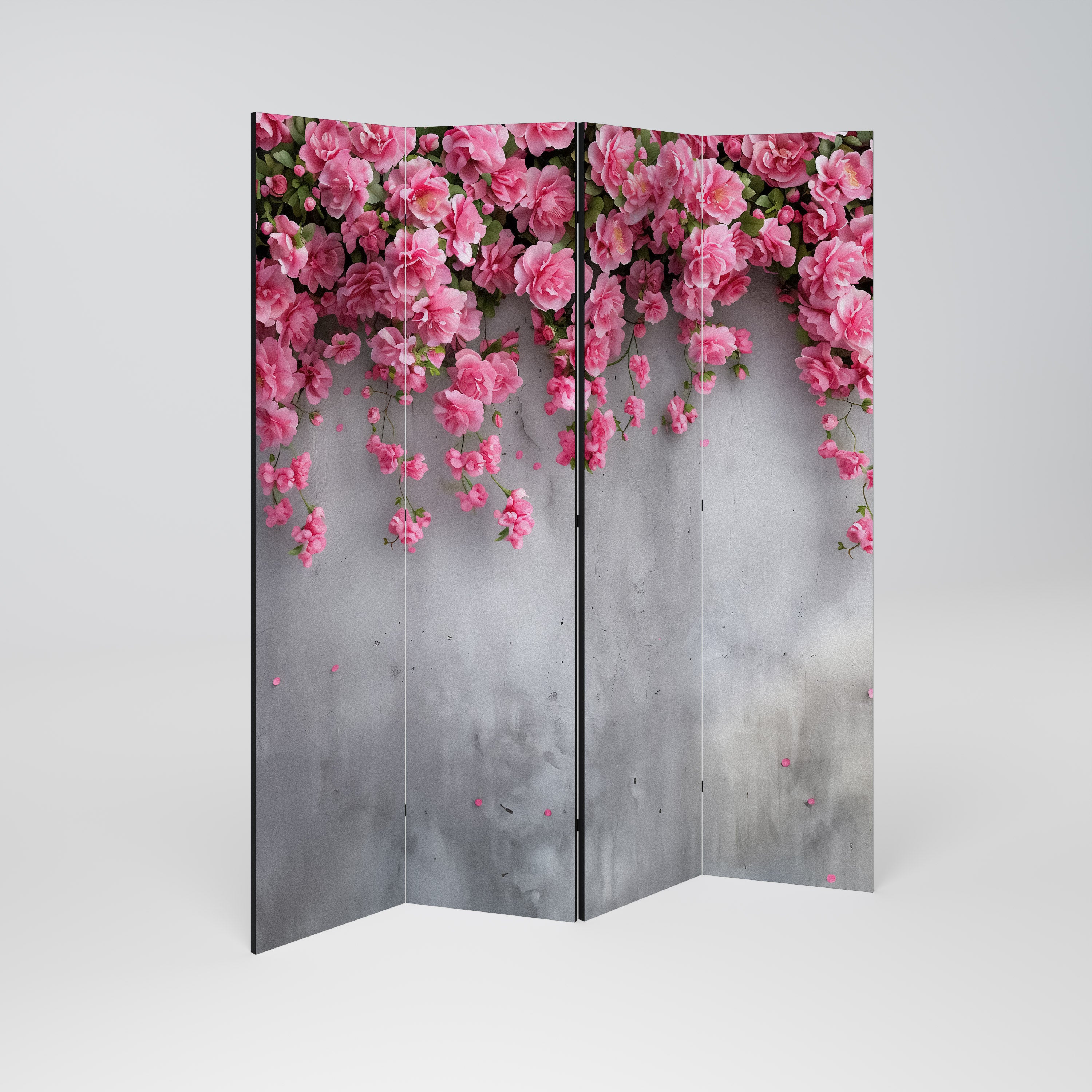 SERENE FLOWER FOLD Rumsavdelare 4 paneler