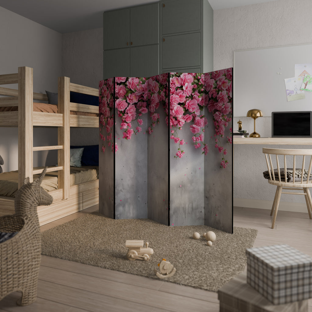 SERENE FLOWER FOLD 5-teiliger Paravent