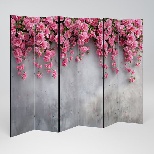 SERENE FLOWER FOLD 6-teiliger Paravent