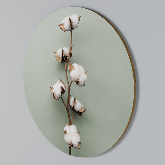 COTTON DREAMS UNFOLDED Arte de pared redondo