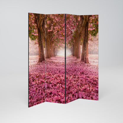 BLOSSOMING PATHWAYS 4-teiliger Paravent