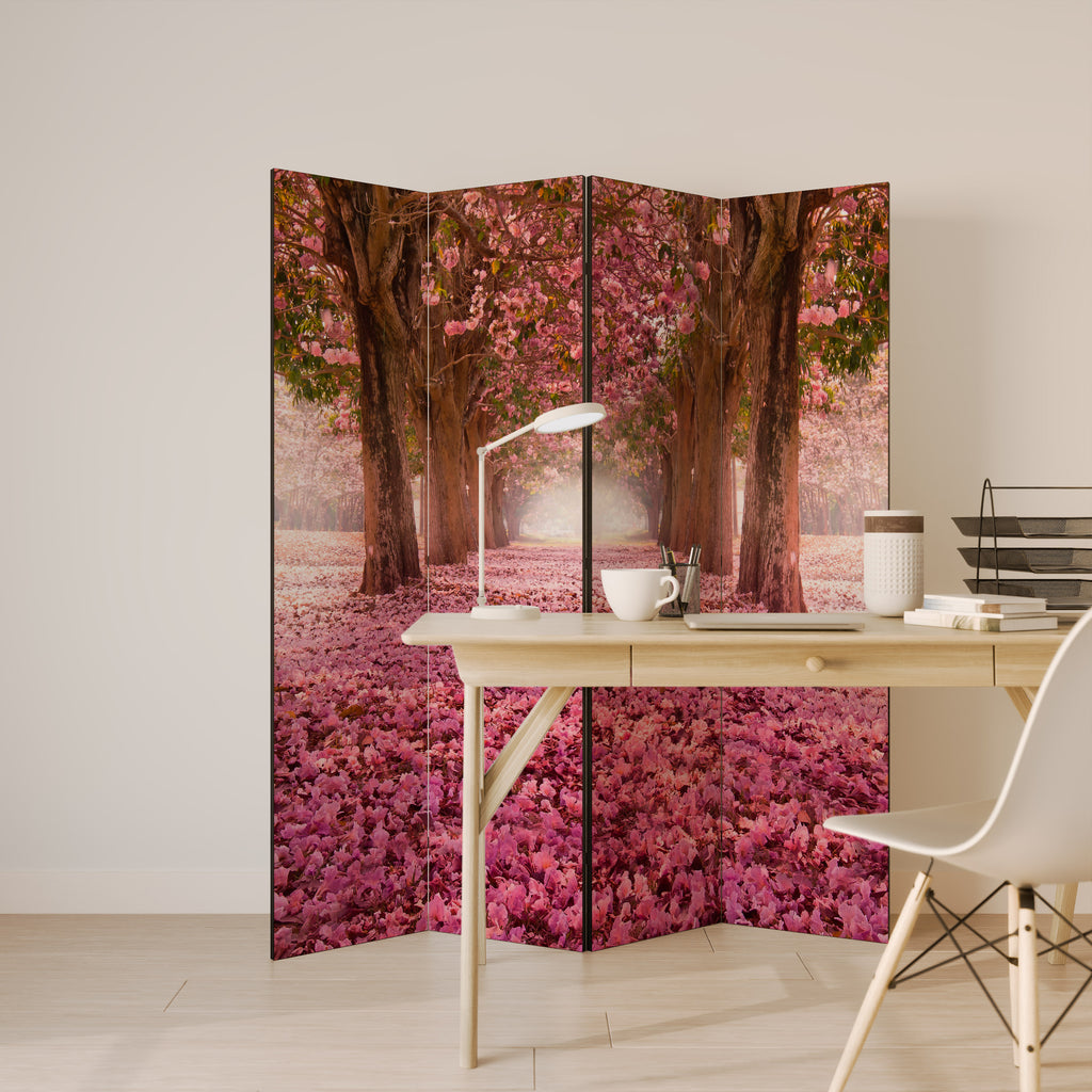 BLOSSOMING PATHWAYS Παραβάν με 4 πάνελ