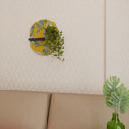 YELLOW CHINOISERIE Decorative Art Shelf