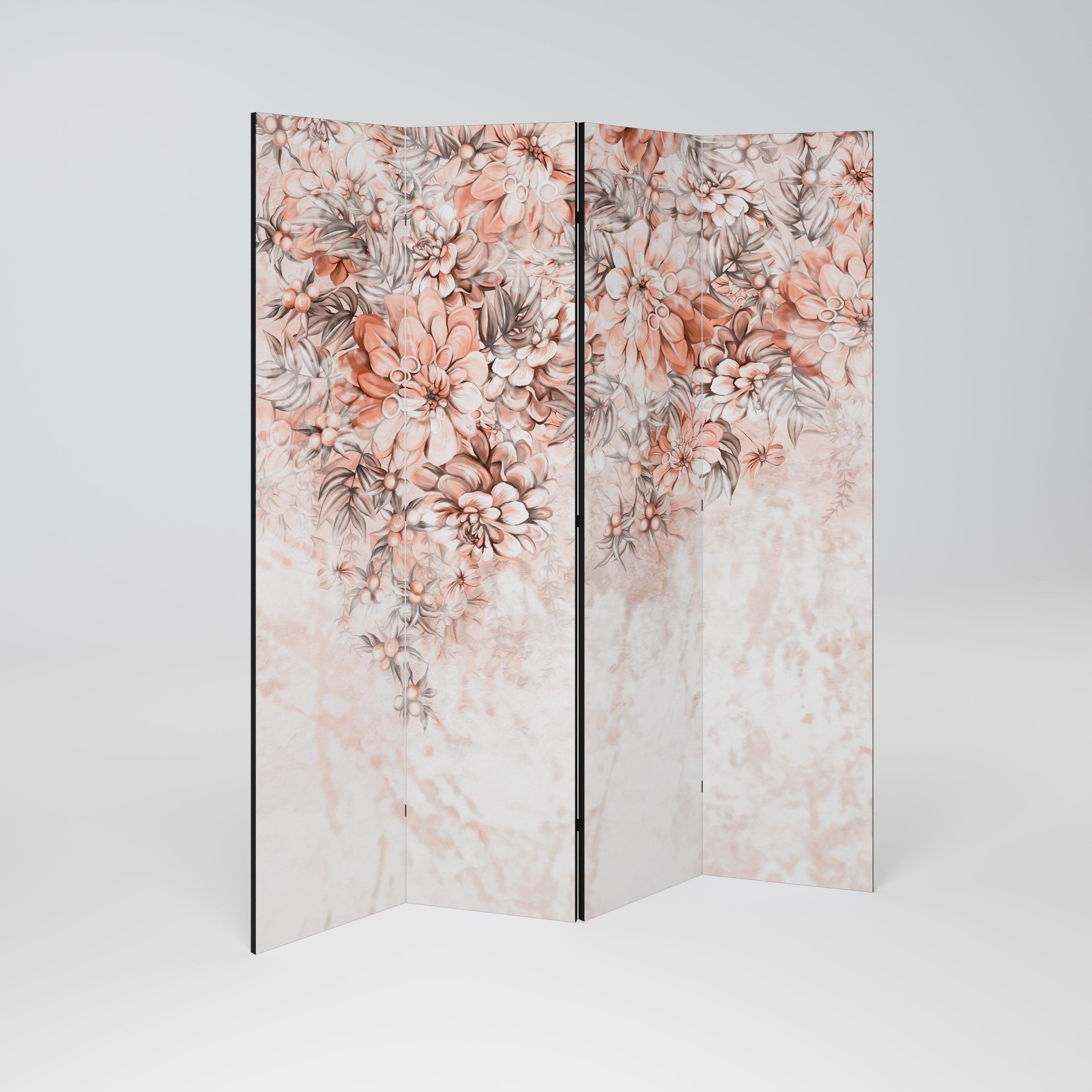MARBLE GARDEN FANTASY 4-Panel Room Divider