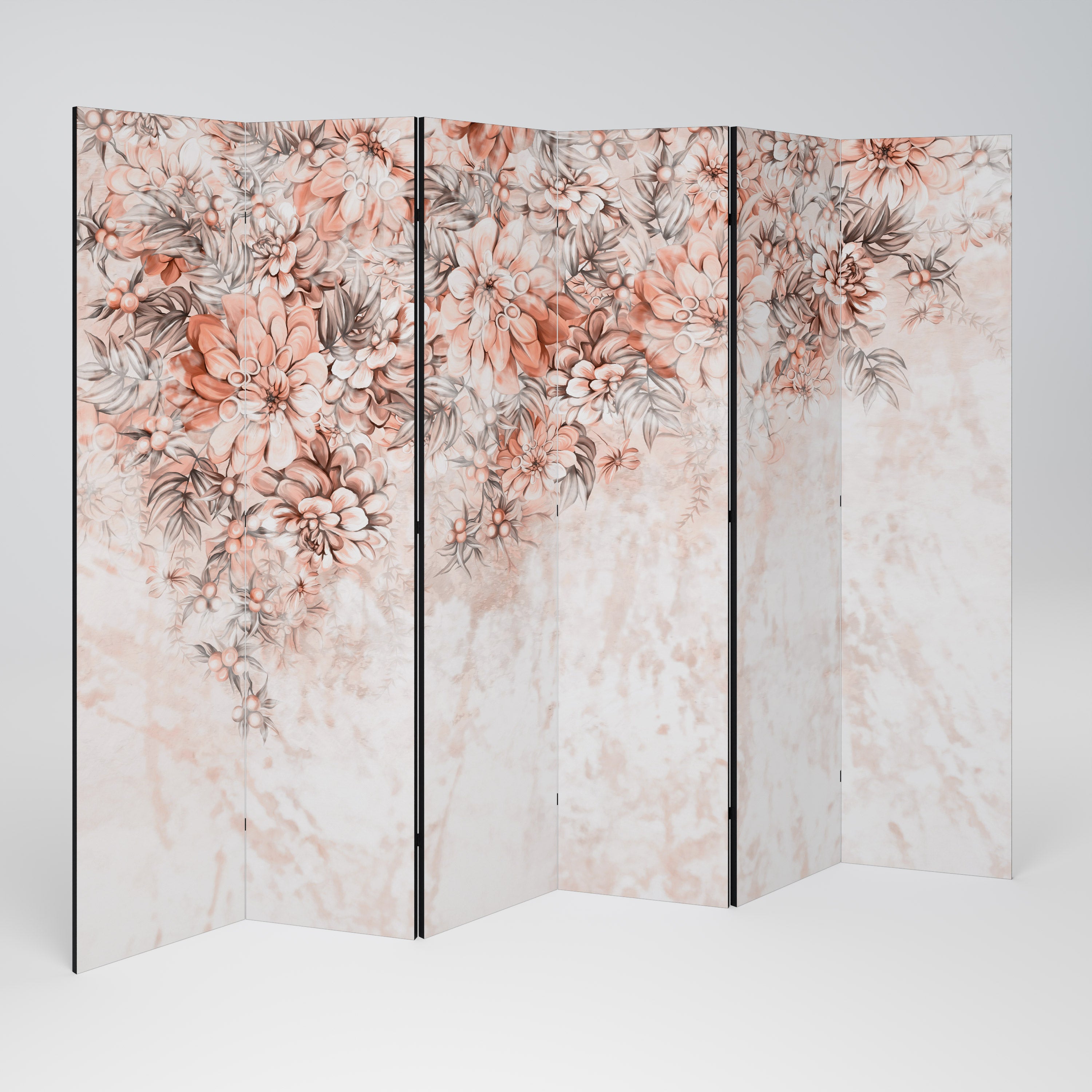 MARBLE GARDEN FANTASY 6-Panel Room Divider