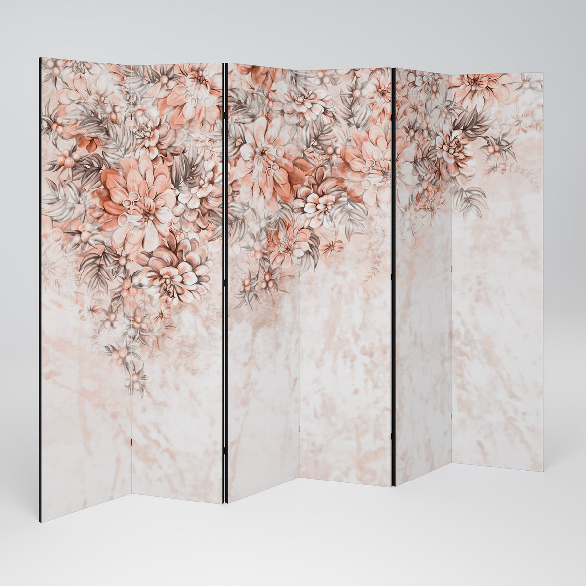MARBLE GARDEN FANTASY 6-Panel Room Divider