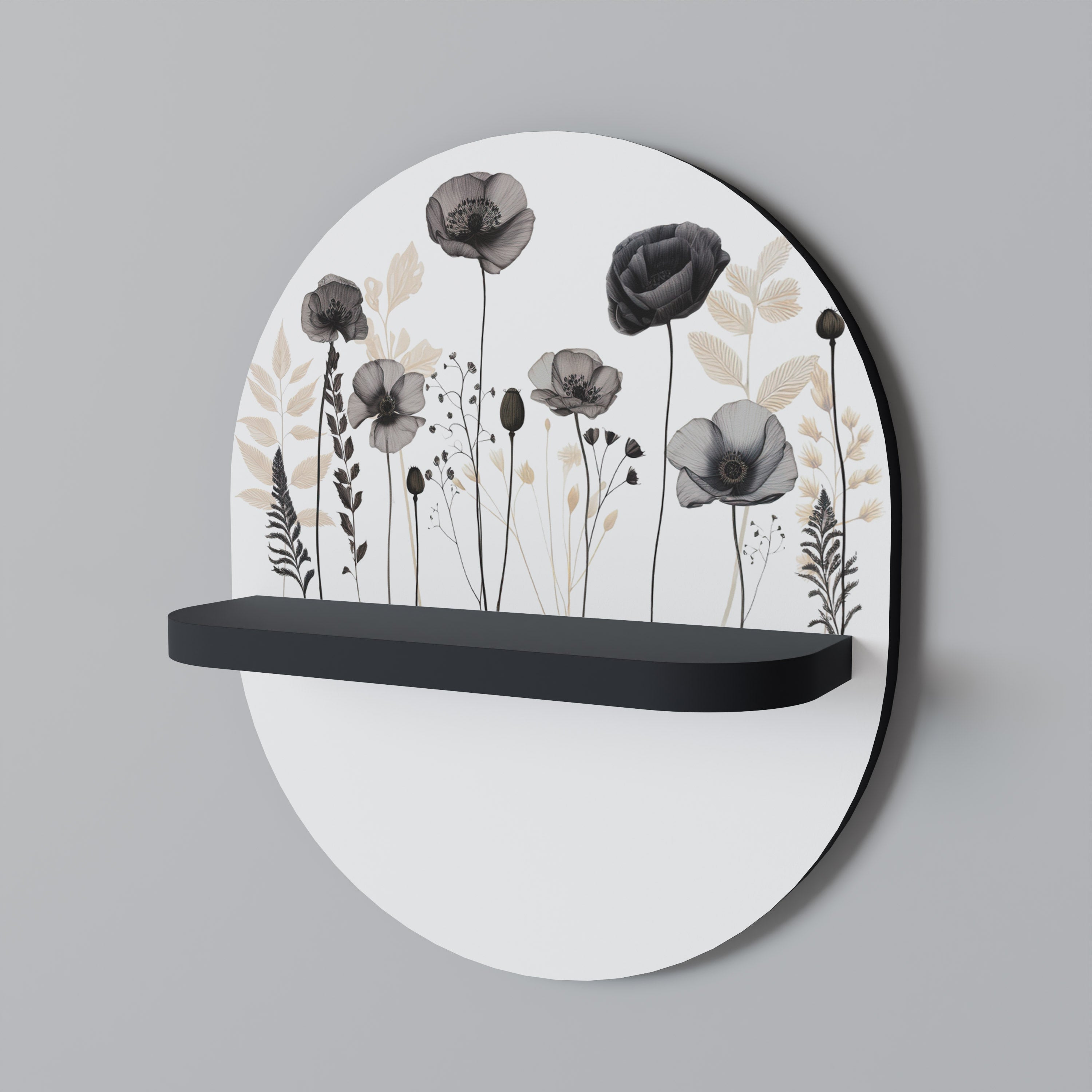 POPPY ALLURE Decorative Art Shelf
