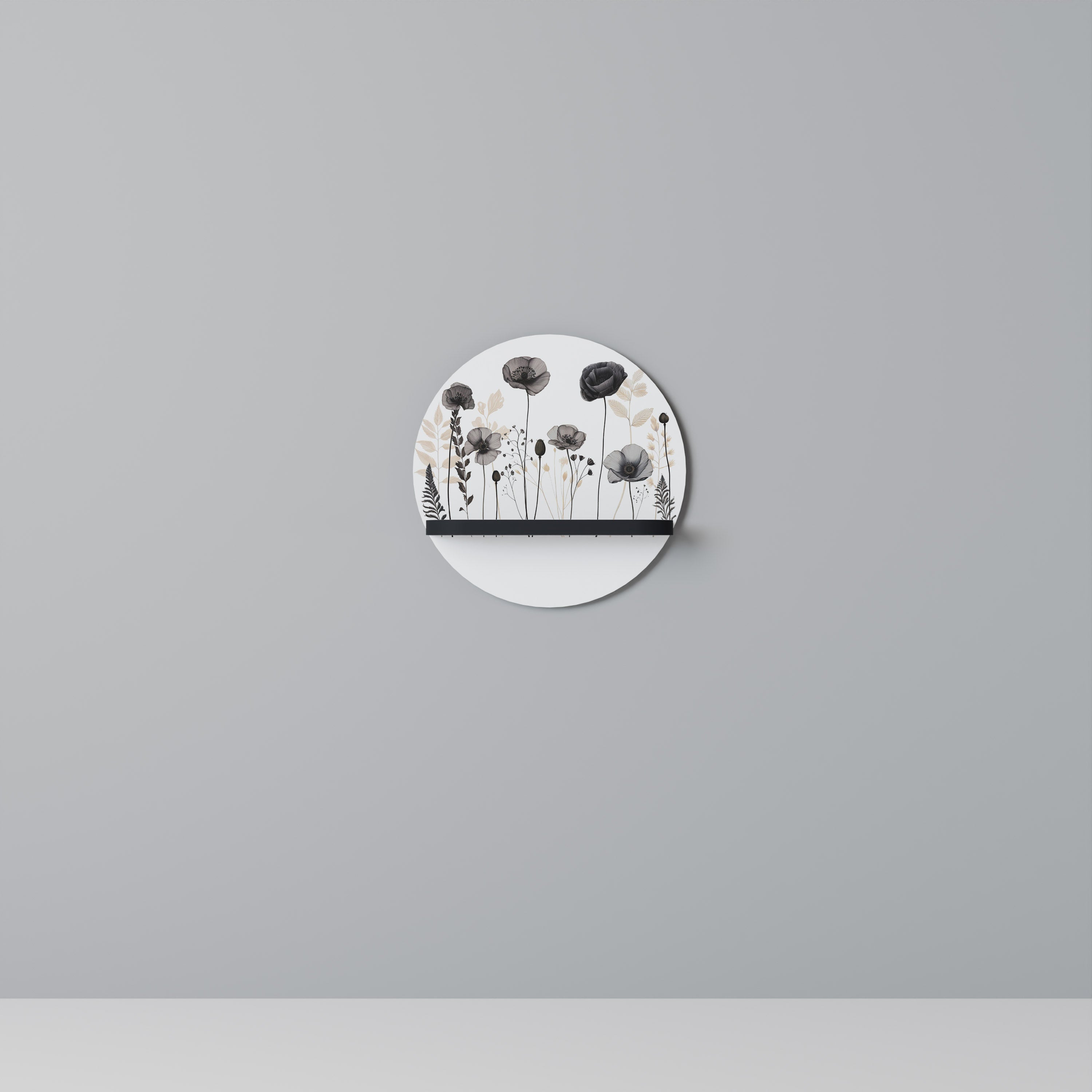 POPPY ALLURE Decorative Art Shelf