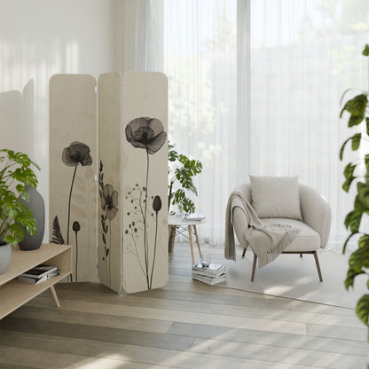 POPPY ALLURE 3-Panel Plywood Room Divider