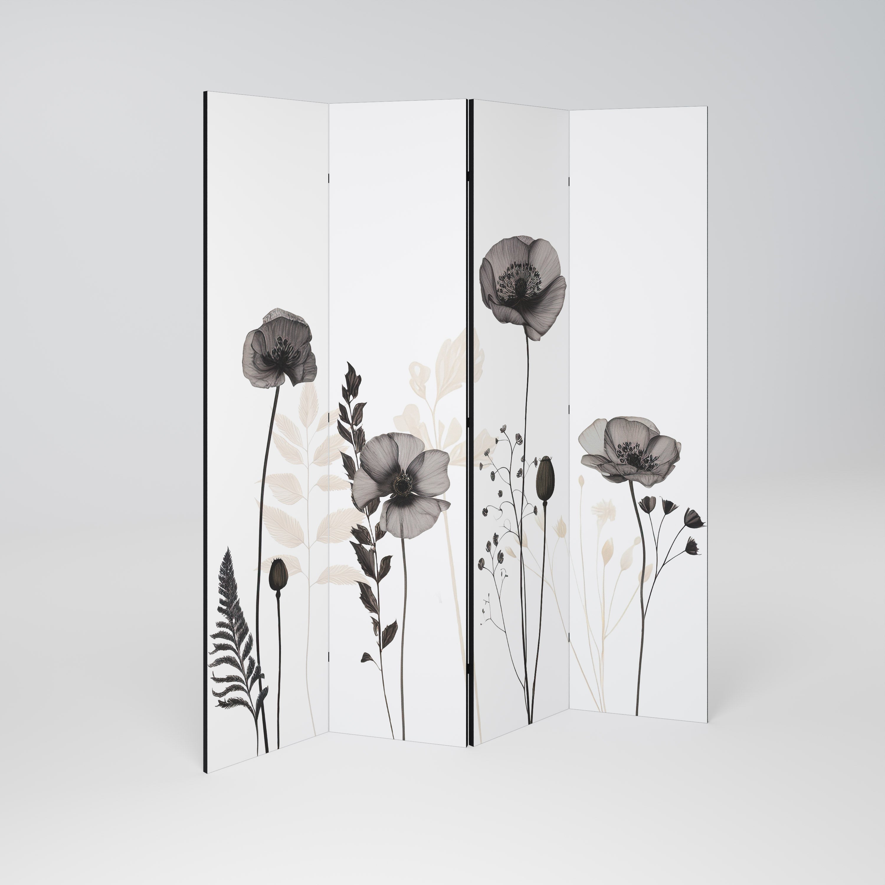 POPPY ALLURE 4-Panel Room Divider