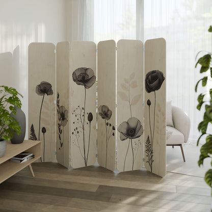 POPPY ALLURE 6-Panel Plywood Room Divider