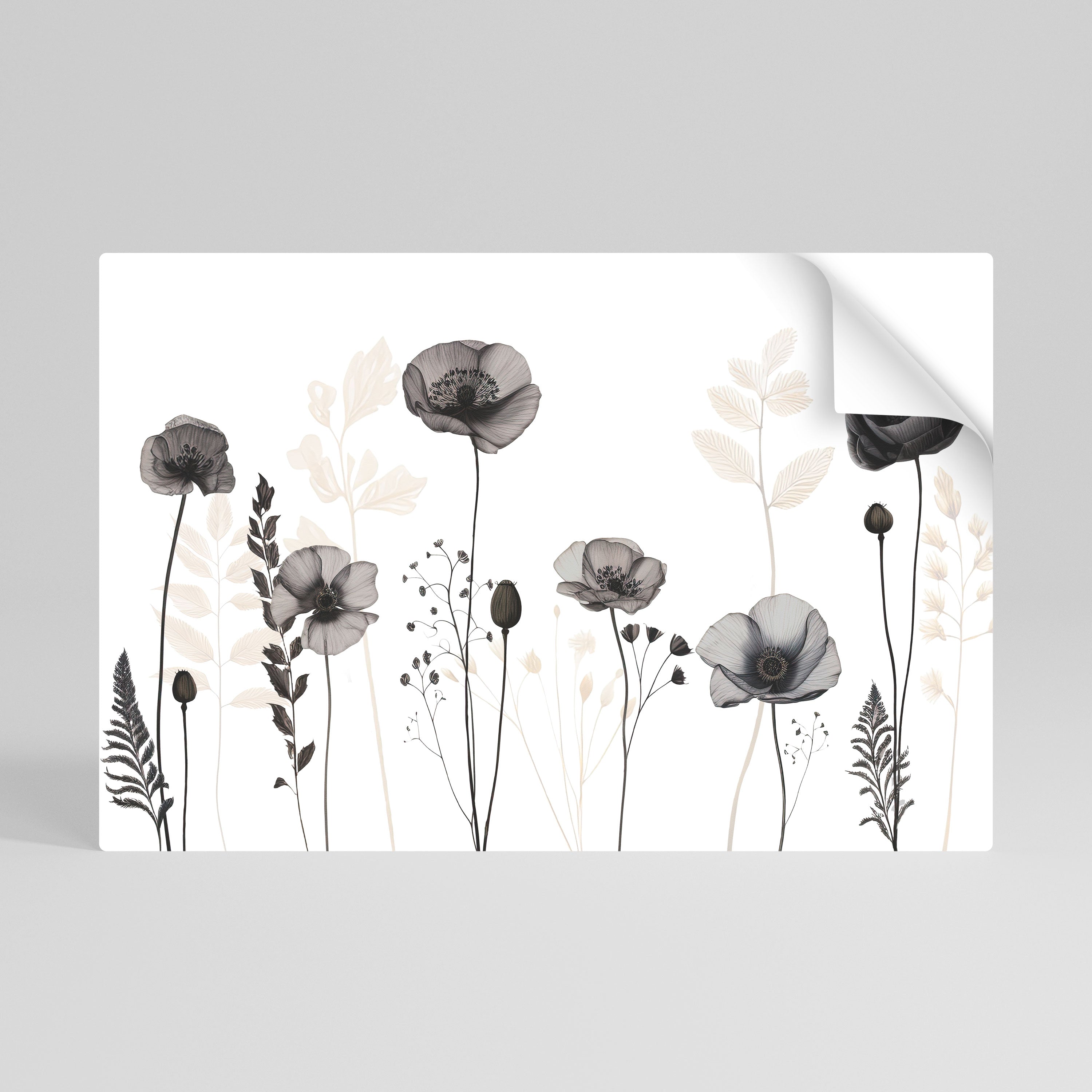 POPPY ALLURE Póster adhesivo horizontal