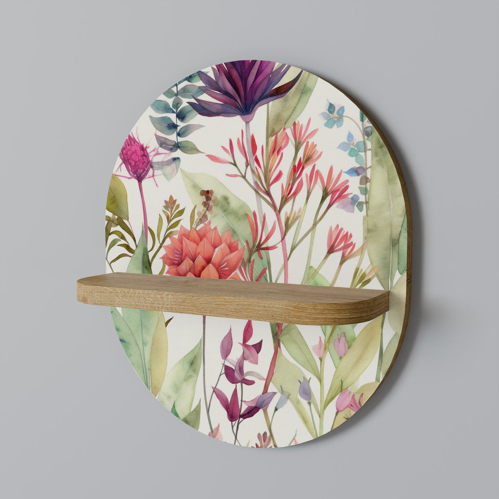 HERBAL FIESTA Decorative Art Shelf