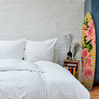 FRAGILE BEAUTY Panel decorativo de tabla de surf