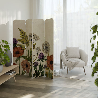 SPROUT ELEGANCE 4-Panel Plywood Room Divider